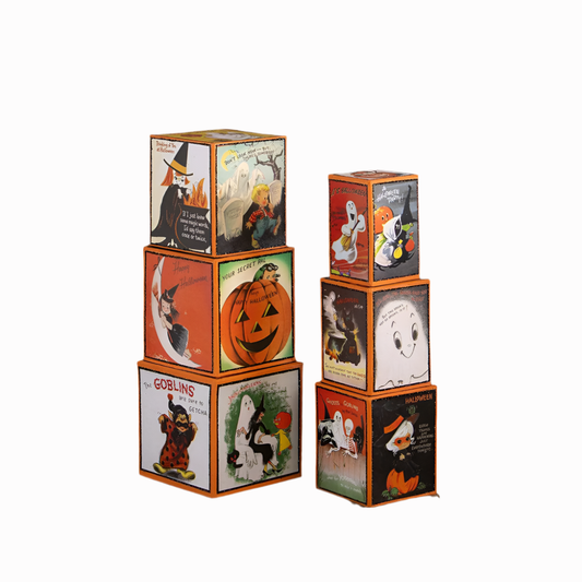 Figurines Retro Hallowen Stacking Blocks by Bethany Lowe Designs TL4356 69 $ Shop All Quirks! Stew's Incense