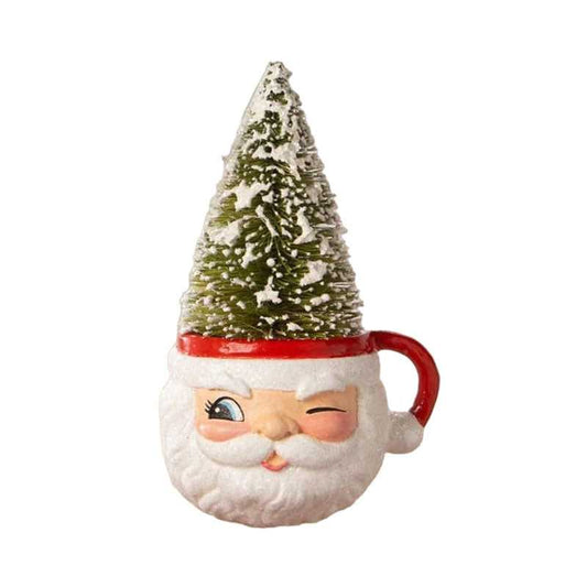Christmas Retro Santa Mug Ornament by Bethany Lowe Designs TF3269 24 $ Shop All Quirks! Stew's Incense