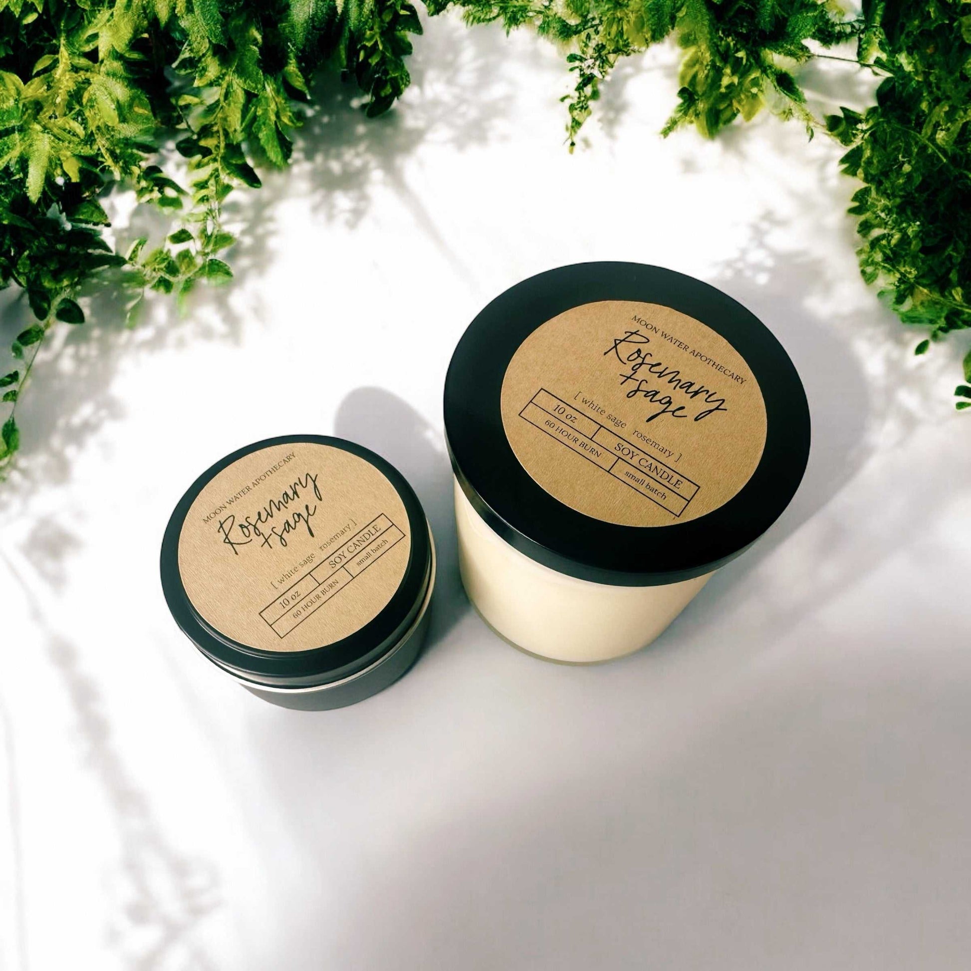  Rosemary + Sage - CANDLE sku-41595346878554 16 $ Shop All Moon Water Apothecary Stew's Incense