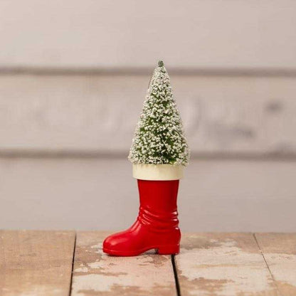 Christmas Santa Boot with Bottle Brush Tree Ornament LC3430 22 $ Shop All Quirks! Stew's Incense