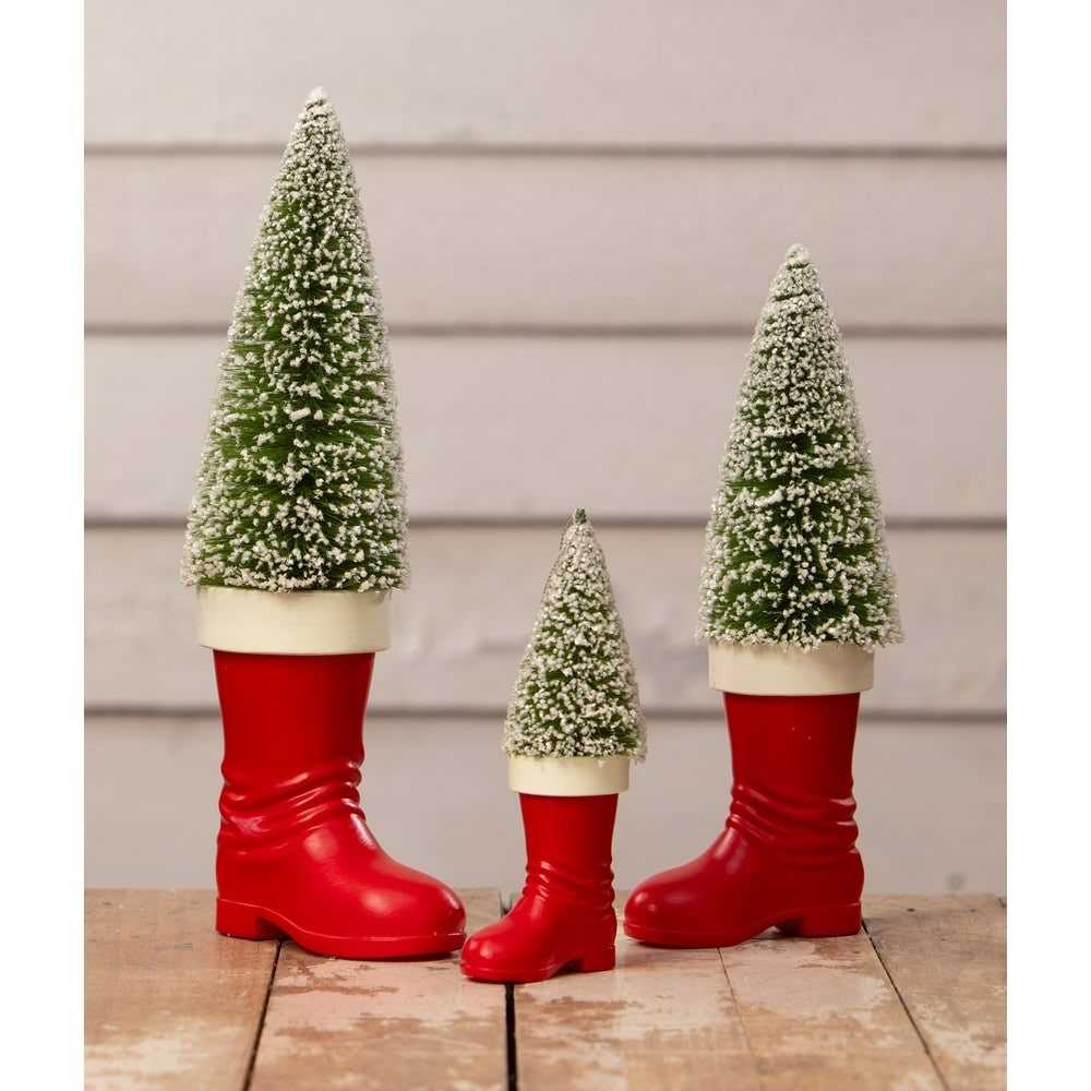 Christmas Santa Boot with Bottle Brush Tree Ornament LC3430 22 $ Shop All Quirks! Stew's Incense