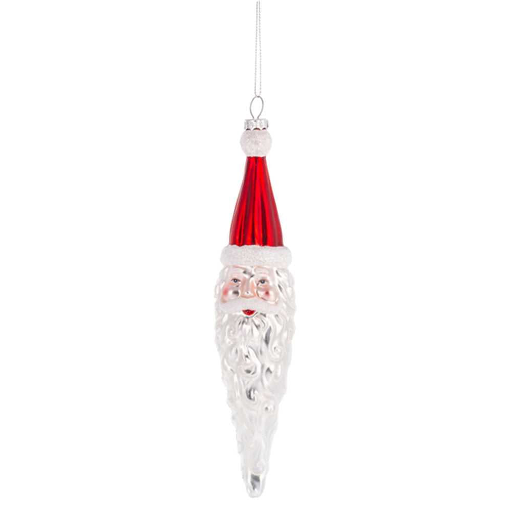 Holiday Ornaments Santa Icicle Blown Glass Ornament RED RED_MX193232 14 $ Shop All Quirks! Stew's Incense