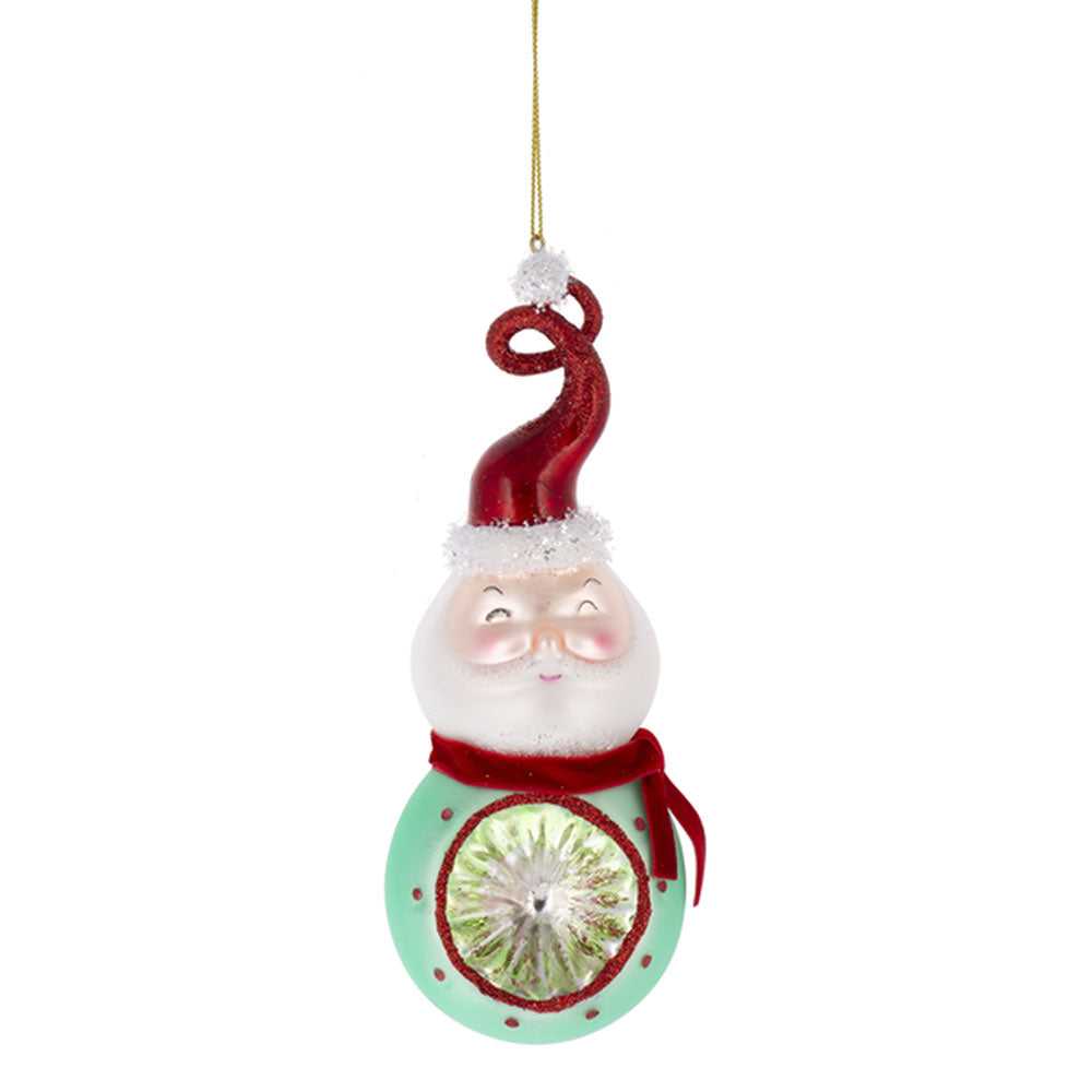 Seasonal Decor Vintage Santa Reflector Glass Ornaments Set of 3 MX185081 59 $ Christmas Quirks! Stew's Incense