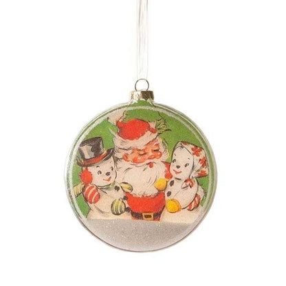 Holiday Ornaments Santa with Snowmen Disk Ornament by Bethany Lowe Designs LC3433 9 $ Christmas Quirks! Stew's Incense