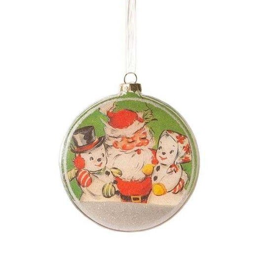 Holiday Ornaments Santa with Snowmen Disk Ornament by Bethany Lowe Designs LC3433 9 $ Christmas Quirks! Stew's Incense