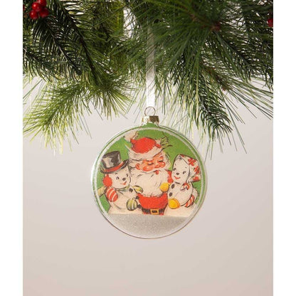 Holiday Ornaments Santa with Snowmen Disk Ornament by Bethany Lowe Designs LC3433 9 $ Christmas Quirks! Stew's Incense