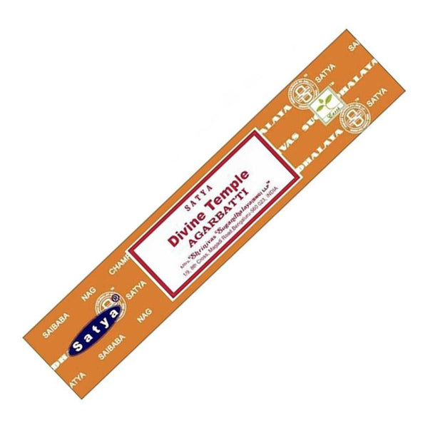 Incense Satya Divine Temple Incense Sticks 15 gm NCDIV15 1 $ The Witches Sage LLC Stew's Incense