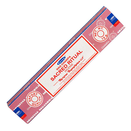Incense Satya Sacred Ritual incense stick 15 gm ST209 1 $ Shop All The Witches Sage LLC Stew's Incense