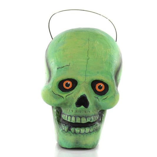 Seasonal Decor, Halloween Scary Skull Paper Mache Halloween Candy Bucket PM-266 109 $ Quirks! Stew's Incense