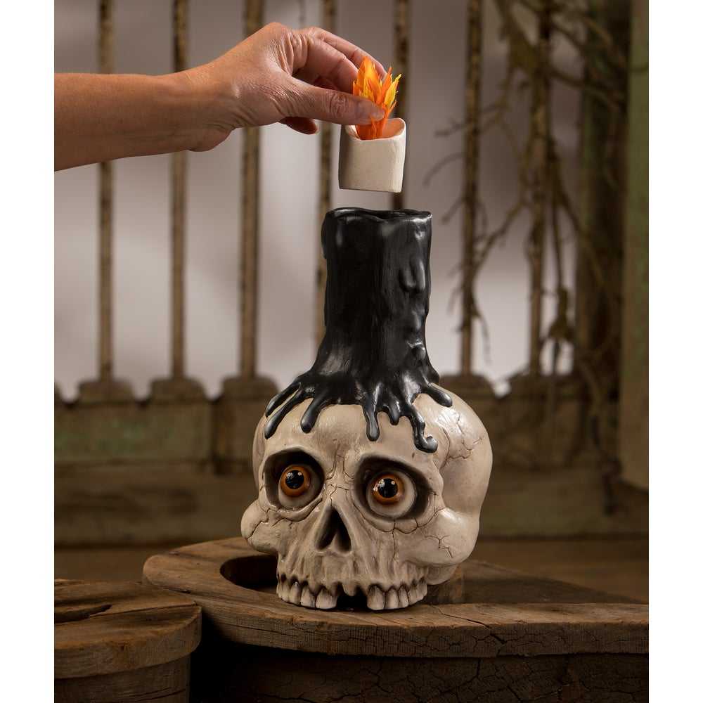 Figurines Skull Candle Holder by Bethany Lowe Designs TD3142 189 $ Shop All Quirks! Stew's Incense