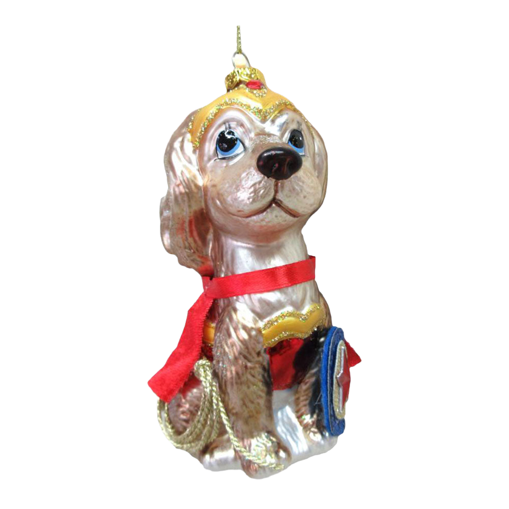 Holiday Ornaments Spaniel in Wonder Dog Costume Ornament by December Diamonds 79-81747 19 $ Christmas Quirks! Stew's Incense