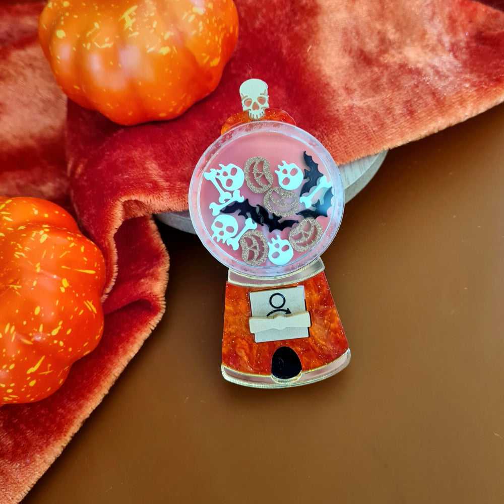 Brooches Spooky Sweet Gumball Machine Brooch by Cherryloco Jewellery 438764776981_EC35 44 $ Shop All Quirks! Stew's Incense