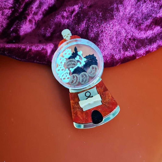 Brooches Spooky Sweet Gumball Machine Brooch by Cherryloco Jewellery 438764776981_EC35 44 $ Shop All Quirks! Stew's Incense