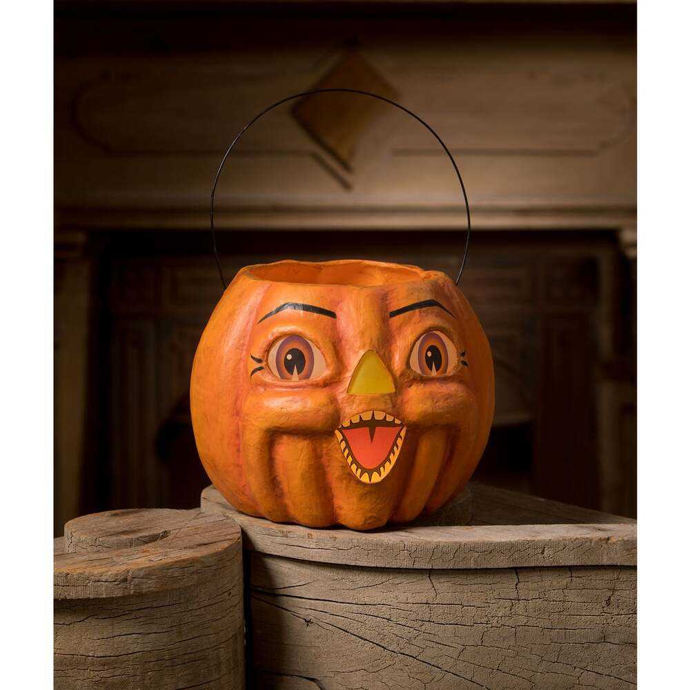 Figurines Spunky Pumpkin Bucket Paper Mache by Bethany Lowe Designs TJ2314 99 $ Shop All Quirks! Stew's Incense