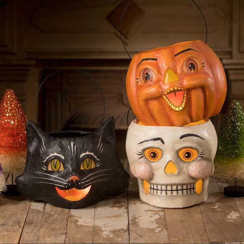 Figurines Spunky Pumpkin Bucket Paper Mache by Bethany Lowe Designs TJ2314 99 $ Shop All Quirks! Stew's Incense