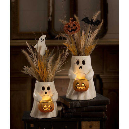 Figurines Sweet Boo With Pumpkin Bucket Paper Mache by Bethany Lowe Designs TJ2310 79 $ Shop All Quirks! Stew's Incense