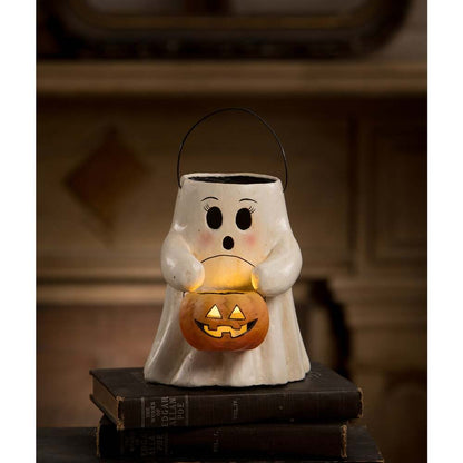 Figurines Sweet Boo With Pumpkin Bucket Paper Mache by Bethany Lowe Designs TJ2310 79 $ Shop All Quirks! Stew's Incense