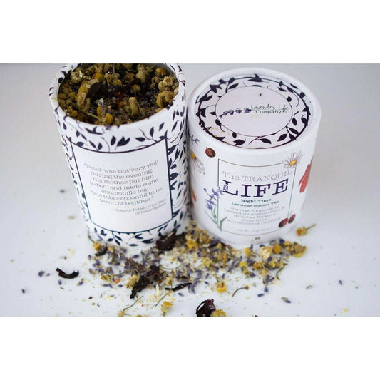 Tea The TRANQUIL LIFE Night Time Lavender-Infused TEA TranqTea 18 $ Shop All Lavender Life Company Stew's Incense