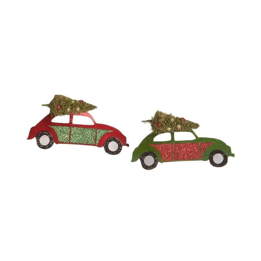 Holiday Ornaments Tin Punch Buggy with Tree Ornament Set of 2 by Bethany Lowe Designs TF0125 19 $ Christmas Quirks! Stew's Incense