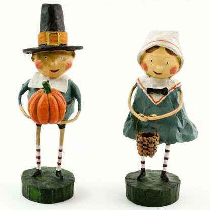 Figurines Tom & Goodie Thanksgiving Set of 2 Lori Mitchell Collectible Figurines 20696 64 $ Shop All Quirks! Stew's Incense