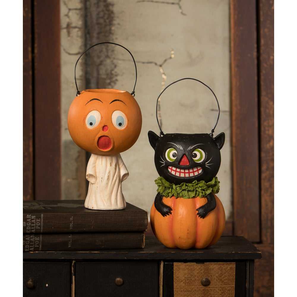 Seasonal & Holiday Decorations Vintage Black Cat in Pumpkin by Bethany Lowe Designs TL3359 49 $ Shop All Quirks! Stew's Incense