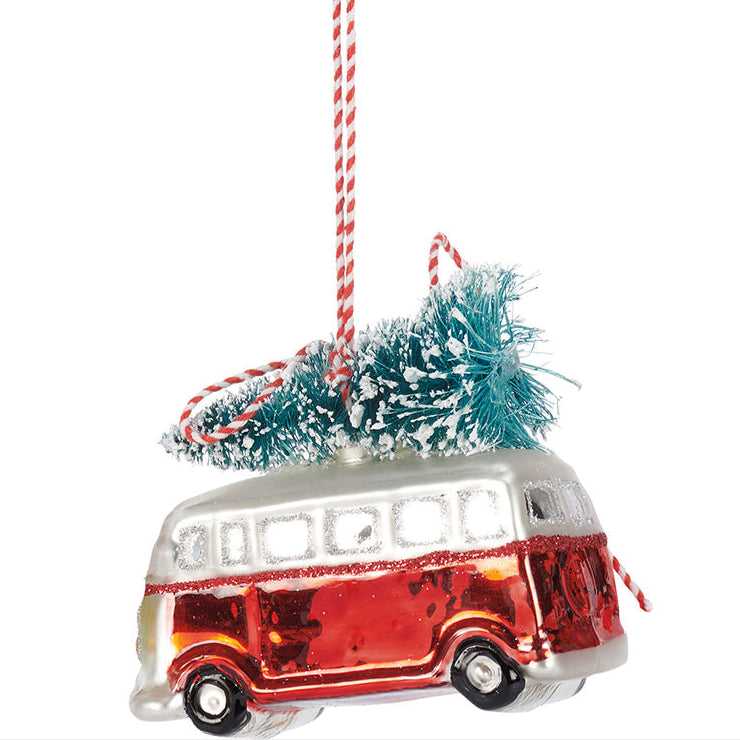 Holiday Ornaments Vintage Bus Glass Ornament 116381 14 $ Christmas Quirks! Stew's Incense