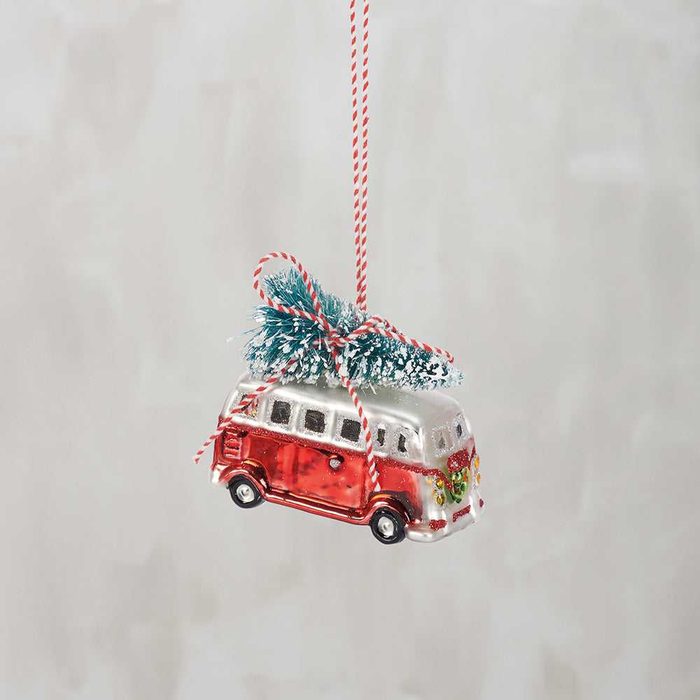 Holiday Ornaments Vintage Bus Glass Ornament 116381 14 $ Christmas Quirks! Stew's Incense