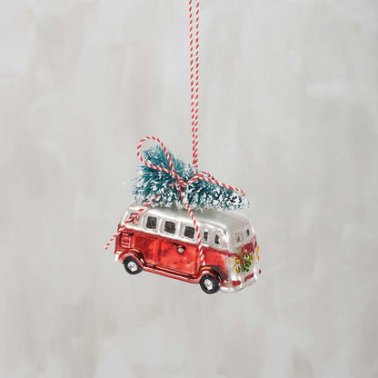 Holiday Ornaments Vintage Bus Glass Ornament 116381 14 $ Christmas Quirks! Stew's Incense