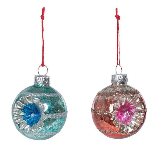 Holiday Ornaments Vintage Reflector Ball Ornaments Pink & Blue Set of 2 XAO30323 19 $ Shop All Quirks! Stew's Incense