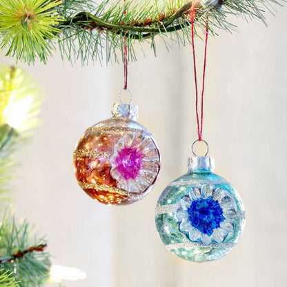 Holiday Ornaments Vintage Reflector Ball Ornaments Pink & Blue Set of 2 XAO30323 19 $ Shop All Quirks! Stew's Incense