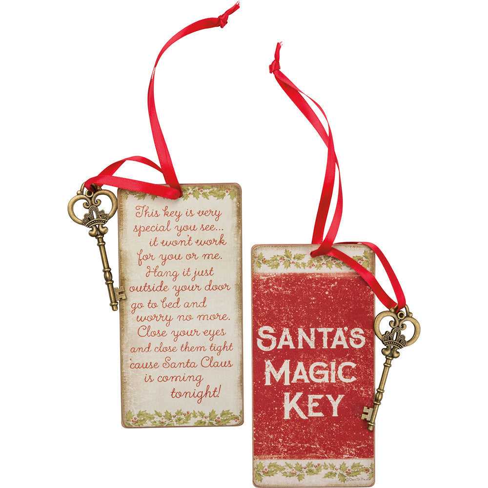 Seasonal & Holiday Decorations Vintage Santa's Magic Key Ornament 100837 4 $ Christmas Quirks! Stew's Incense