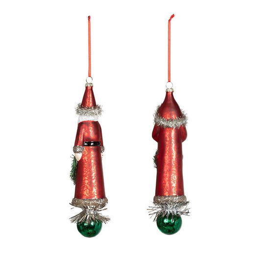 Holiday Ornaments Vintage St. Nick Glass Ornament Set of 2 XAO40401 29 $ Shop All Quirks! Stew's Incense