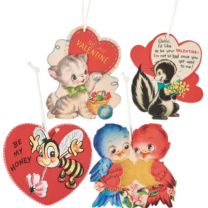 Seasonal & Holiday Decorations Vintage Valentine Ornament or Magnet Set of 4 117073 8 $ Shop All Quirks! Stew's Incense
