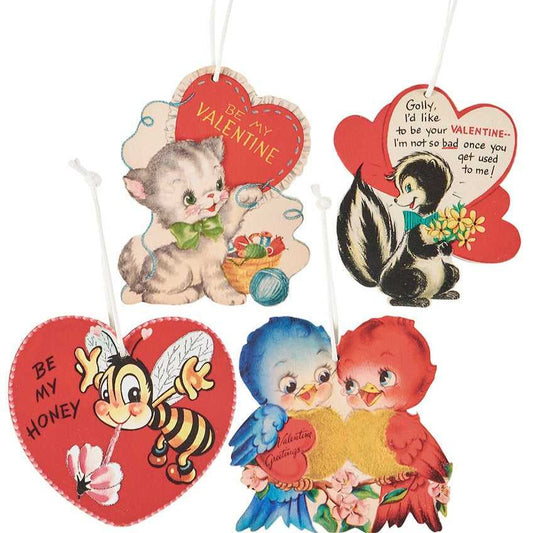 Seasonal & Holiday Decorations Vintage Valentine Ornament or Magnet Set of 4 117073 8 $ Shop All Quirks! Stew's Incense
