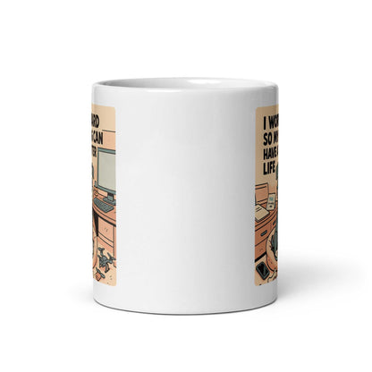 mug I Work Hard For My Dog Novelty Mug 3096313_1320 24 $ Shop All Onetify Stew's Incense