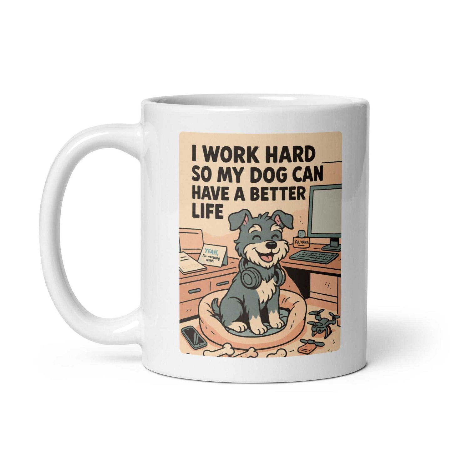 mug I Work Hard For My Dog Novelty Mug 3096313_1320 24 $ Shop All Onetify Stew's Incense