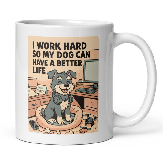 mug I Work Hard For My Dog Novelty Mug 3096313_1320 24 $ Shop All Onetify Stew's Incense