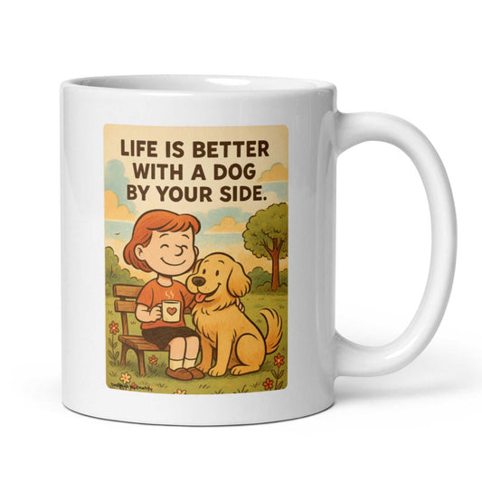 mug Life is Better with a Dog by Your Side - Novelty Mug 2610739_1320 24 $ Shop All Onetify Stew's Incense