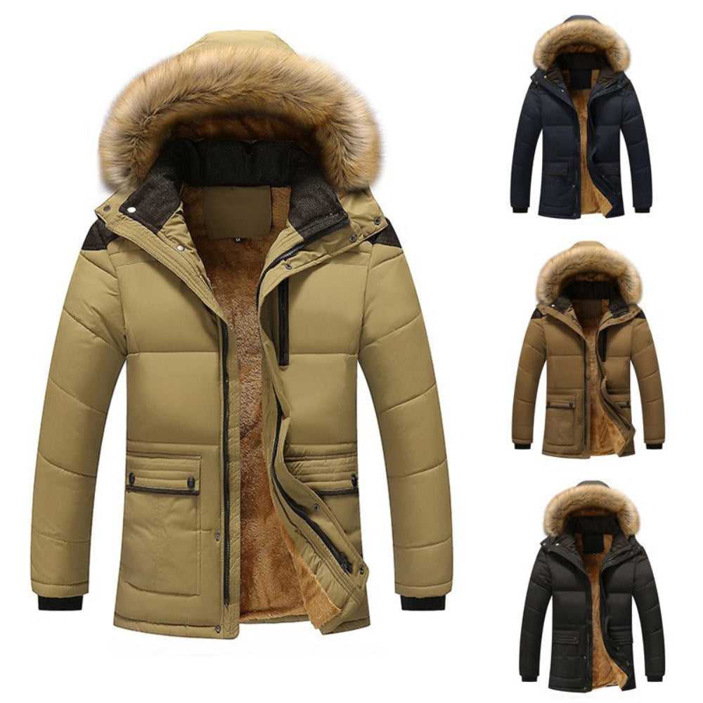 men coats Men Hooded Winter Coat ONMDC001A-BLK-S 146 $ Coats Onetify Stew's Incense