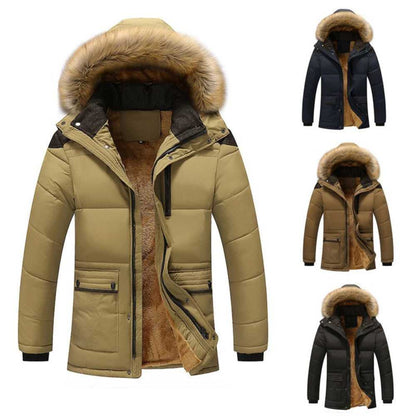 men coats Men Hooded Winter Coat ONMDC001A-BLK-S 146 $ Coats Onetify Stew's Incense