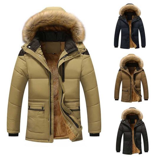 men coats Men Hooded Winter Coat ONMDC001A-BLK-S 146 $ Coats Onetify Stew's Incense