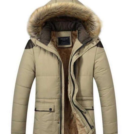 men coats Men Hooded Winter Coat ONMDC001A-BLK-S 146 $ Coats Onetify Stew's Incense