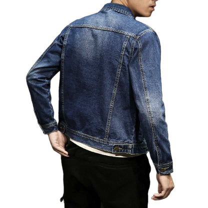 Denim Jackets Mens Trucker Denim Jacket OPMJ06014D-DBLU-XS 64 $ Coats Onetify Stew's Incense