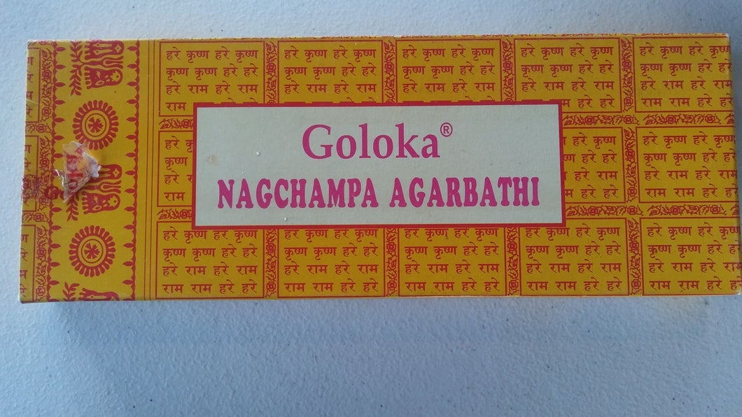 Goloka Nag Champa Incense Sticks---100 gram