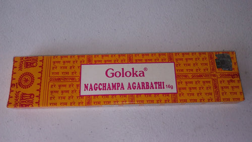 Goloka Nag Champa Agarbathi Incense Stick---16 Gram