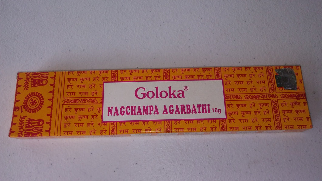 Goloka Nag Champa Agarbathi Incense Stick---16 Gram