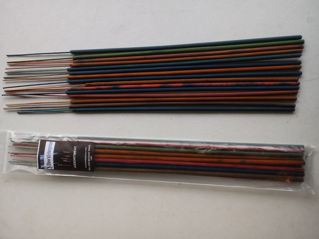 Assorted 19 Inch Jumbo Incense Sticks -- 15 Sticks