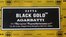 Load image into Gallery viewer, Satya Black Gold Incense Sticks---15 grams
