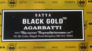 Satya Black Gold Incense Sticks---15 grams