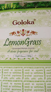 Goloka Lemon Grass Incense Stick---15 gram